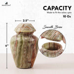 6" Cremation Urn Design D - Urn for Ashes