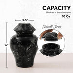 6" Cremation Urn Design D - Urn for Ashes