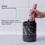 Marble Champagne Wine Chiller Handmade