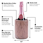Marble Champagne Wine Chiller Handmade