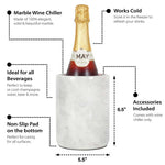 Marble Champagne Wine Chiller Handmade