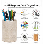 Stationary Holder - Marble Desk Organizer Handmade