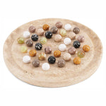 Radicaln Marble Peg Solitaire Game 10" – Stone Board Game for Adults