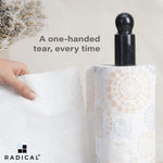 Radicaln Natural Marble Black Kitchen Paper Towel Holder