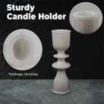 Marble Candle holder 10 Inches Handmade - Home Decor