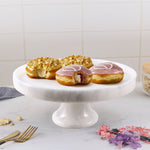 Marble Charm: Enhancing Kitchen Decor with a Cupcake Stand and Holder