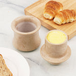 Marble French Butter Crock 4.25" – Handmade