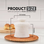 Marble French Butter Crock 4.25" – Handmade