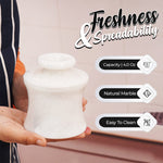Marble French Butter Crock 4.25" – Handmade