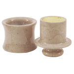 Marble French Butter Crock 4.25" – Handmade